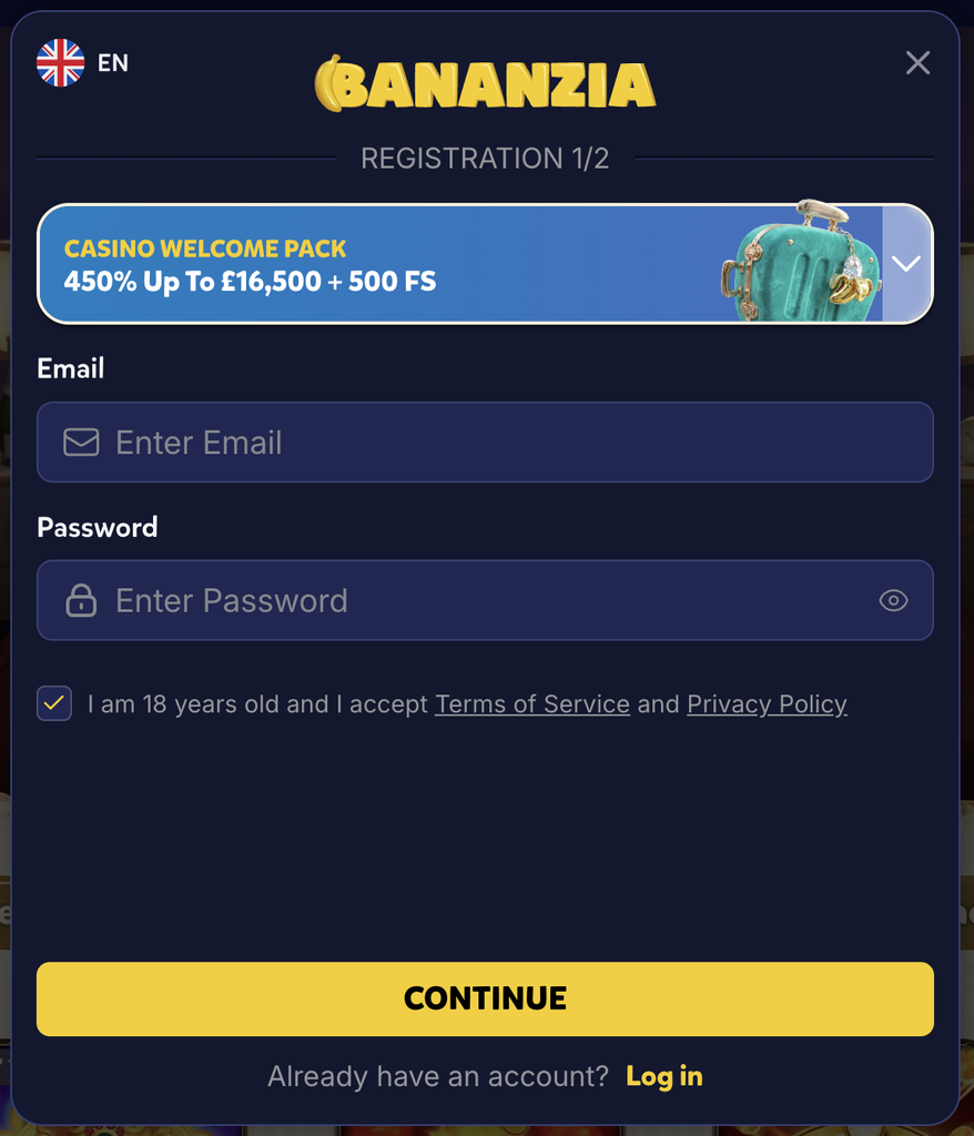 Account Registration at USA Online Casinos