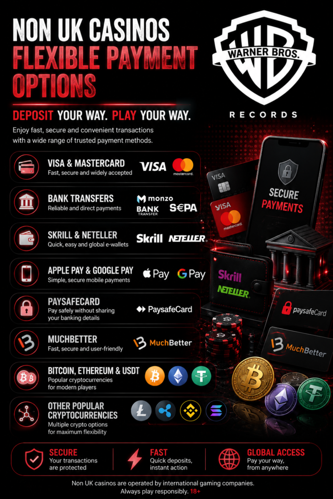 Payment Options at Non UK casinos
