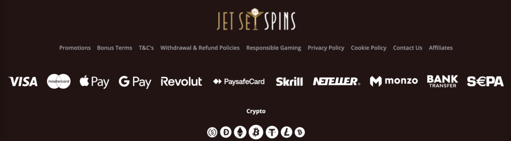 Jet Set Spins - European Online Casino